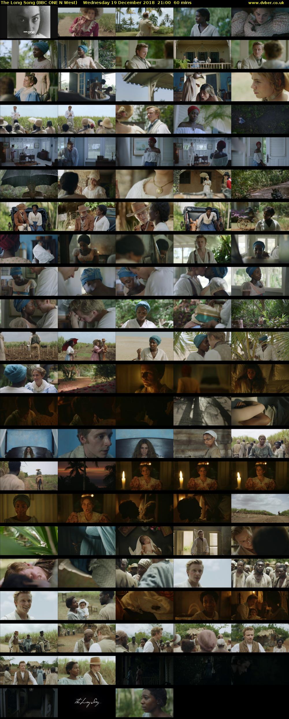 The Long Song (BBC ONE N West) Wednesday 19 December 2018 21:00 - 22:00