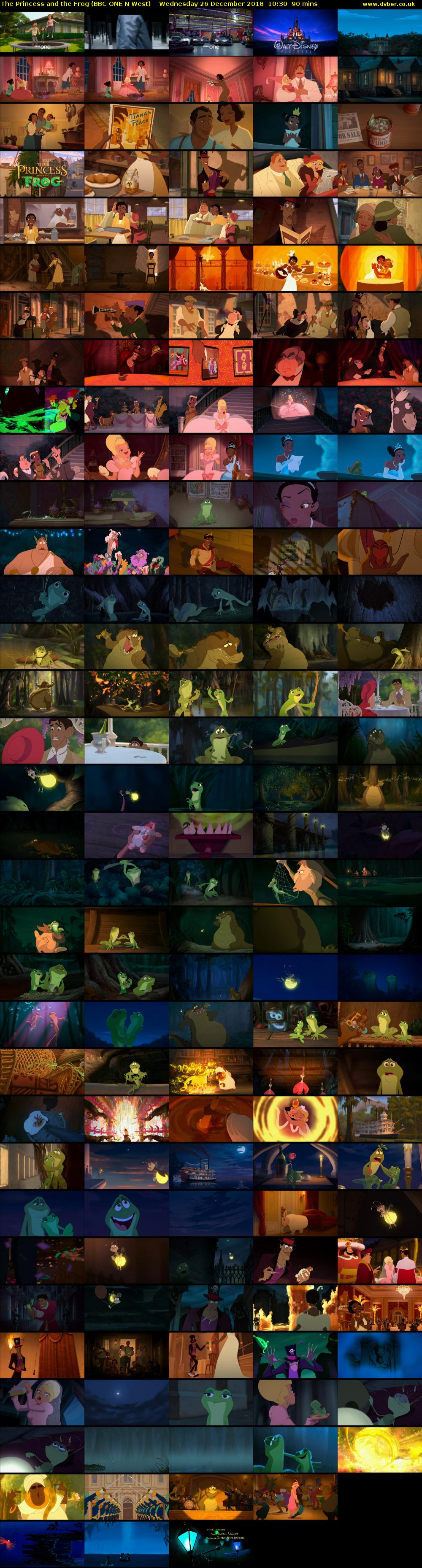 The Princess and the Frog (BBC ONE N West) Wednesday 26 December 2018 10:30 - 12:00