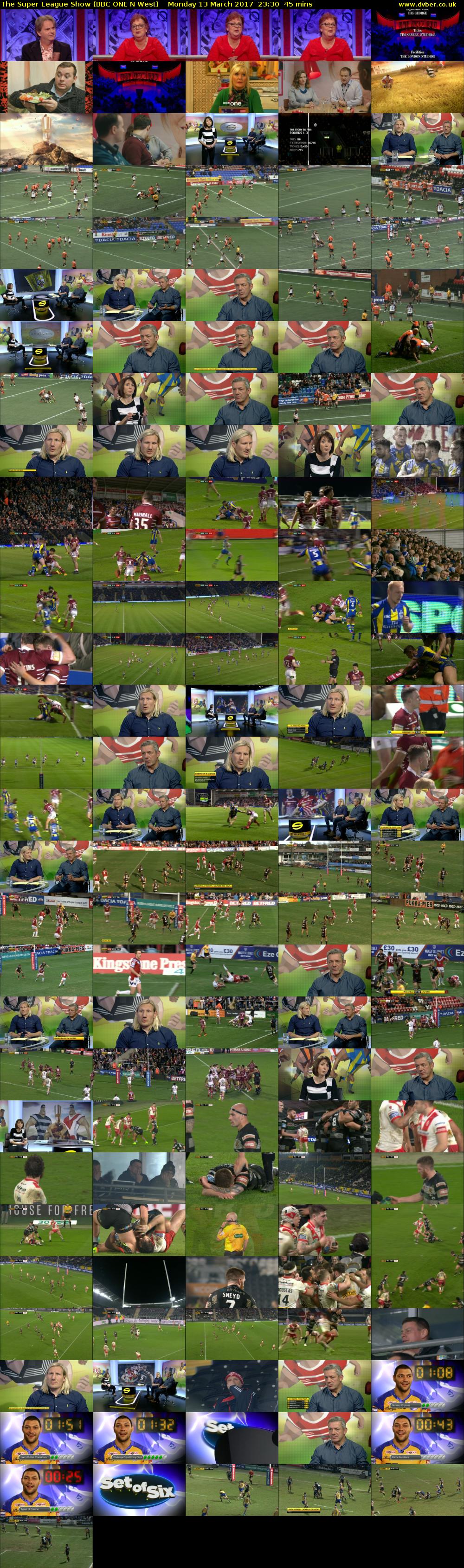 The Super League Show (BBC ONE N West) Monday 13 March 2017 23:30 - 00:15
