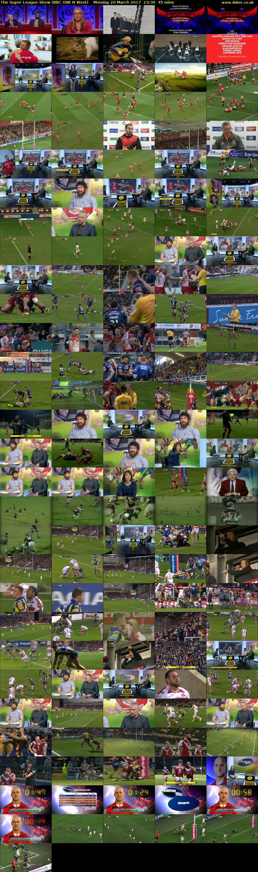 The Super League Show (BBC ONE N West) Monday 20 March 2017 23:30 - 00:15