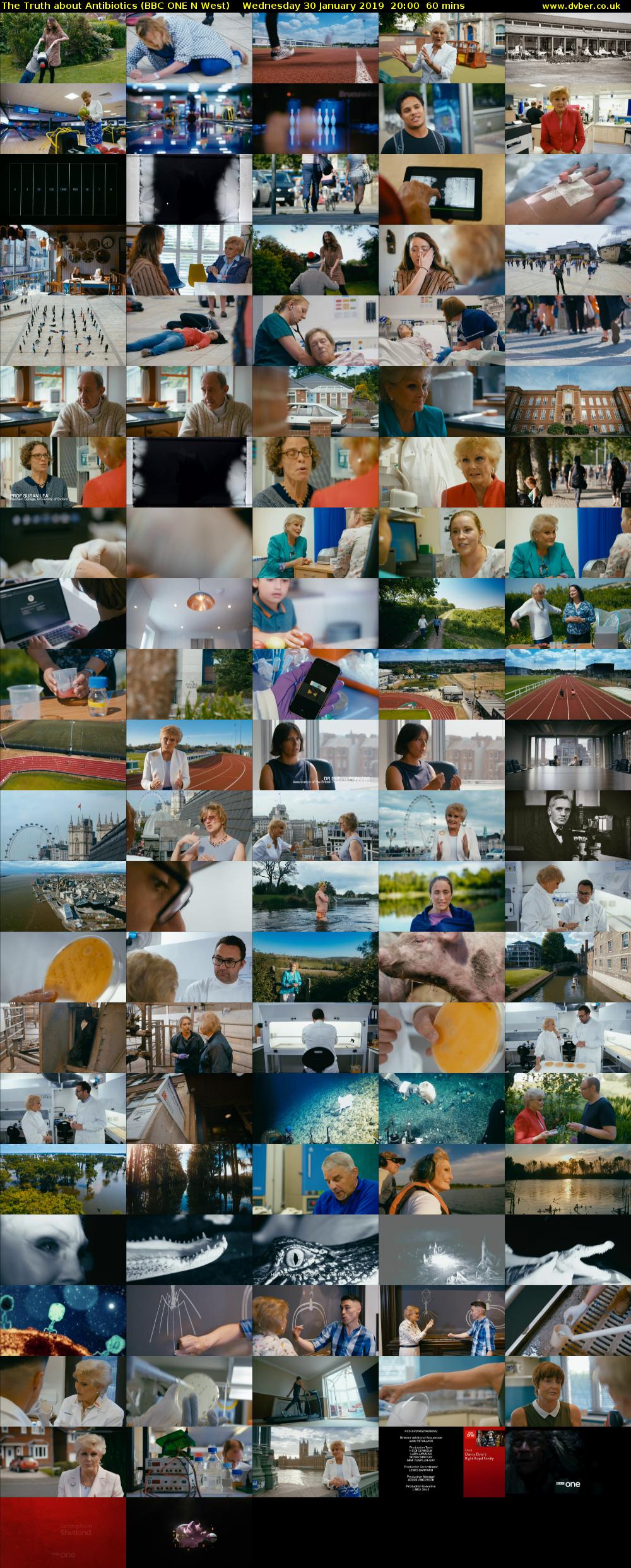 The Truth about Antibiotics (BBC ONE N West) Wednesday 30 January 2019 20:00 - 21:00