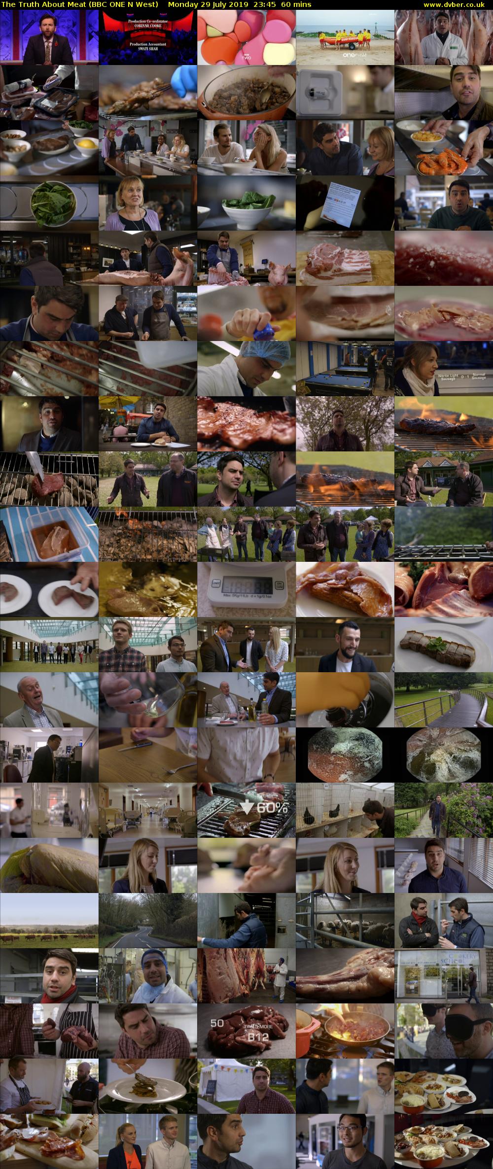 The Truth about Meat (BBC ONE N West) Monday 29 July 2019 23:45 - 00:45