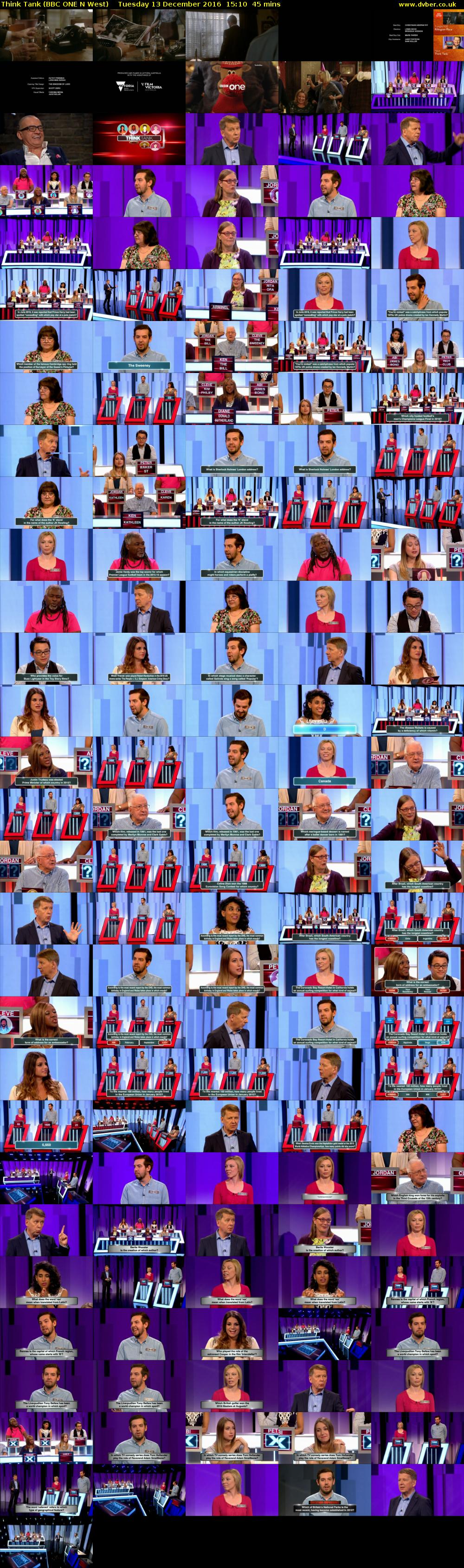 Think Tank (BBC ONE N West) Tuesday 13 December 2016 15:10 - 15:55