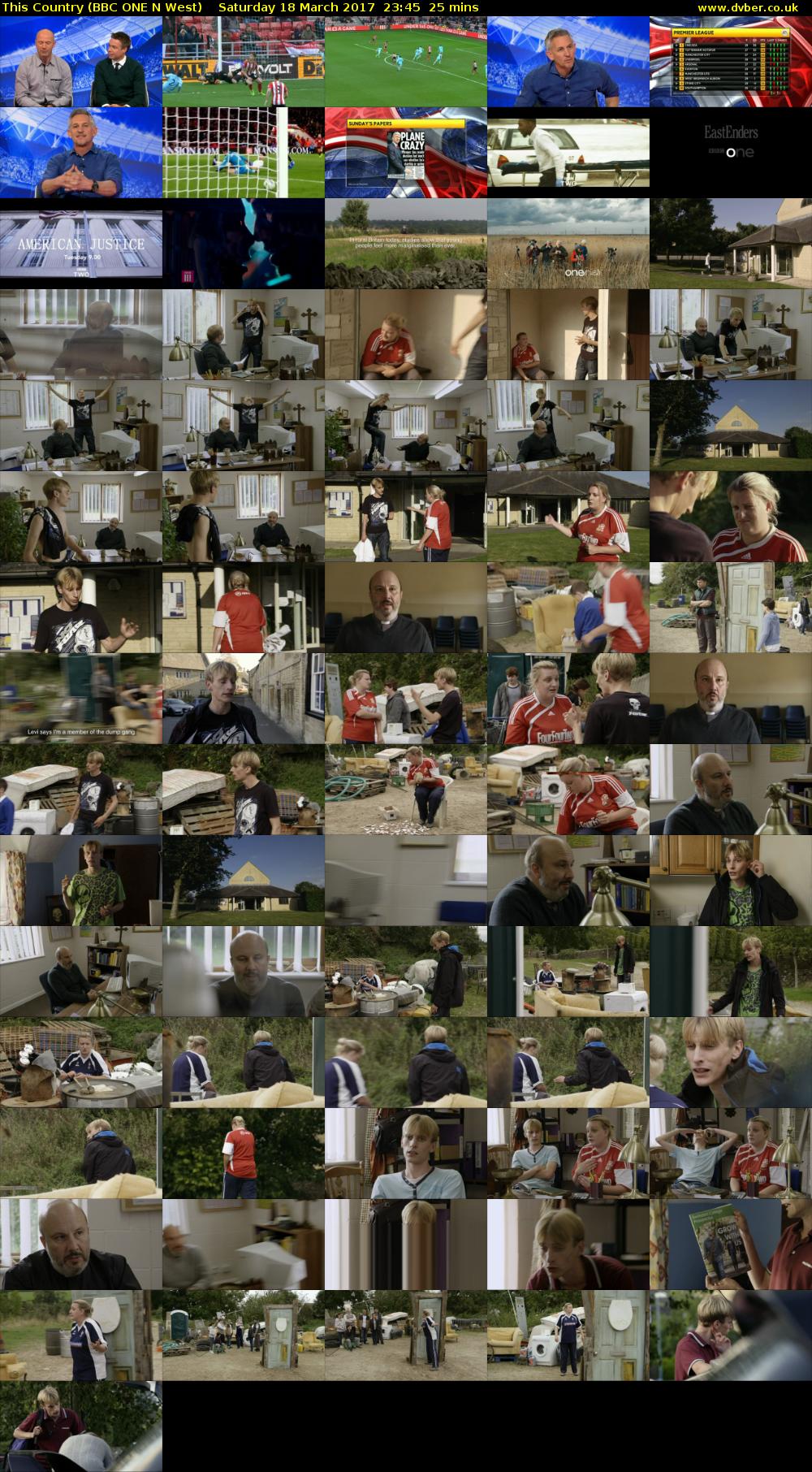 This Country (BBC ONE N West) Saturday 18 March 2017 23:45 - 00:10