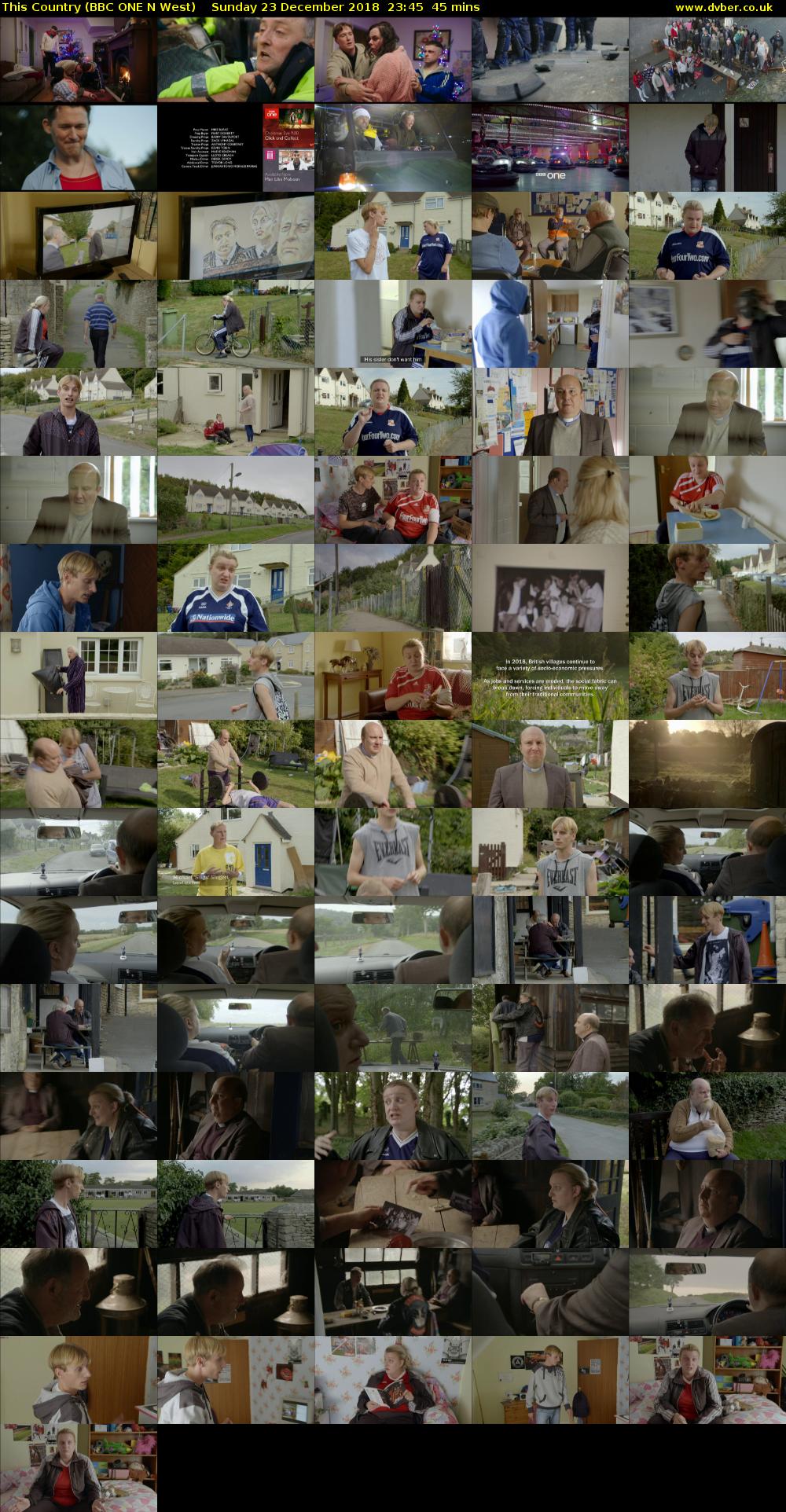 This Country (BBC ONE N West) Sunday 23 December 2018 23:45 - 00:30