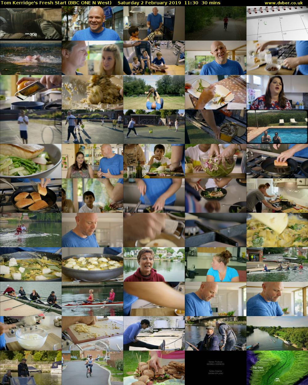 Tom Kerridge's Fresh Start (BBC ONE N West) Saturday 2 February 2019 11:30 - 12:00