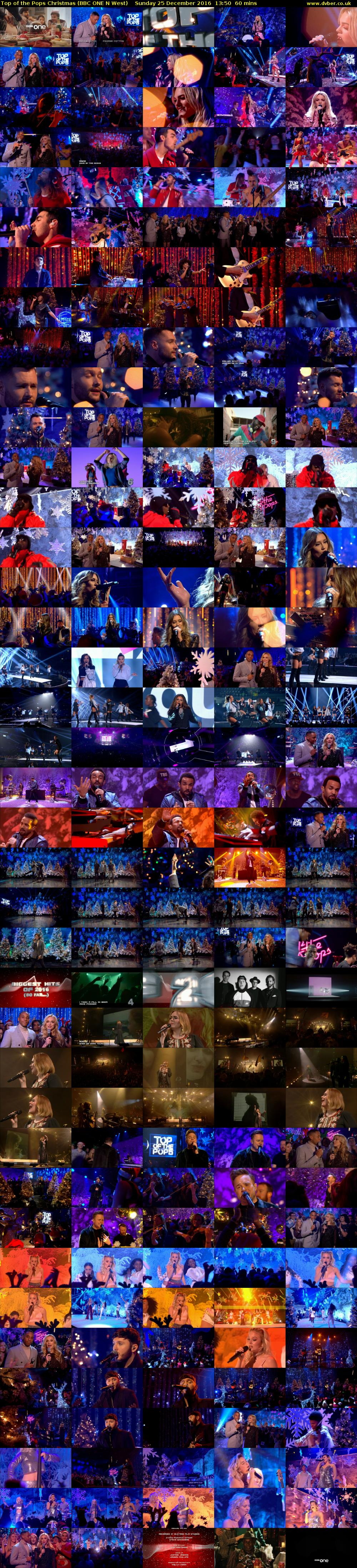 Top of the Pops Christmas (BBC ONE N West) Sunday 25 December 2016 13:50 - 14:50