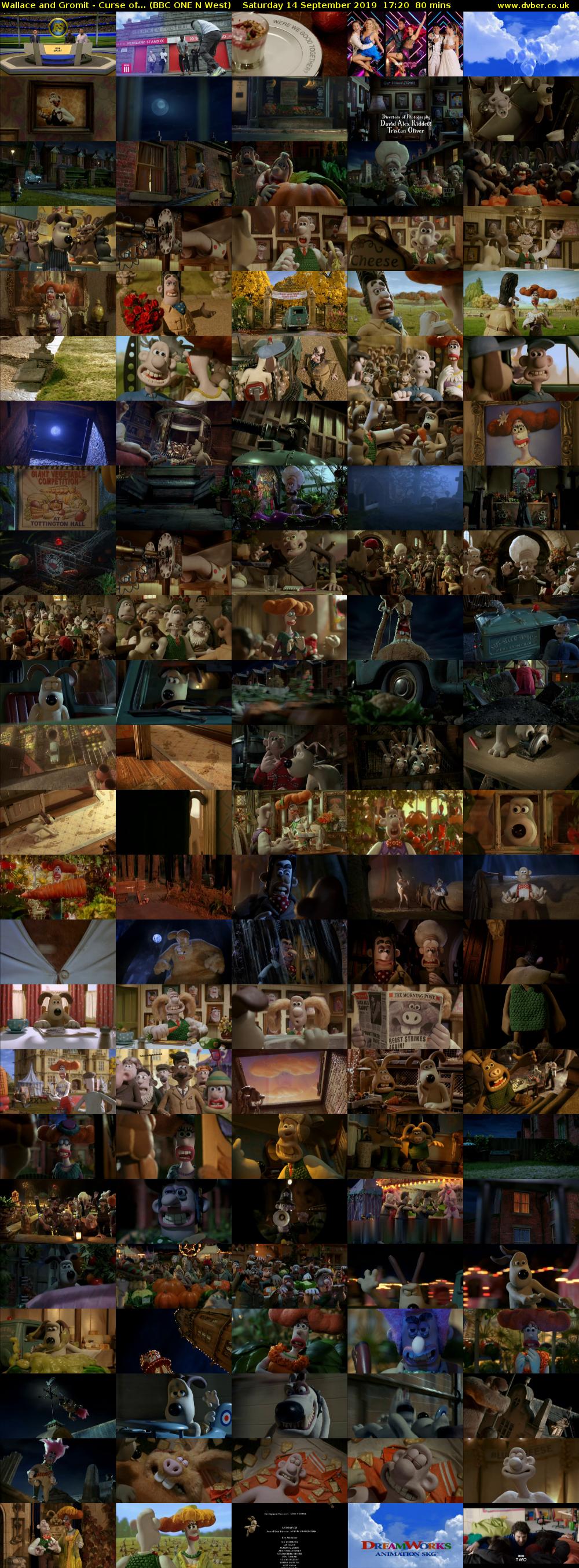 Wallace and Gromit - Curse of... (BBC ONE N West) Saturday 14 September 2019 17:20 - 18:40