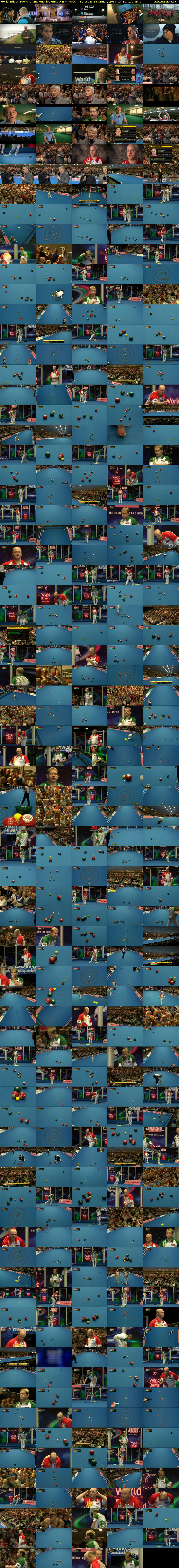 World Indoor Bowls Championships (BBC ONE N West) Saturday 28 January 2017 14:30 - 16:30