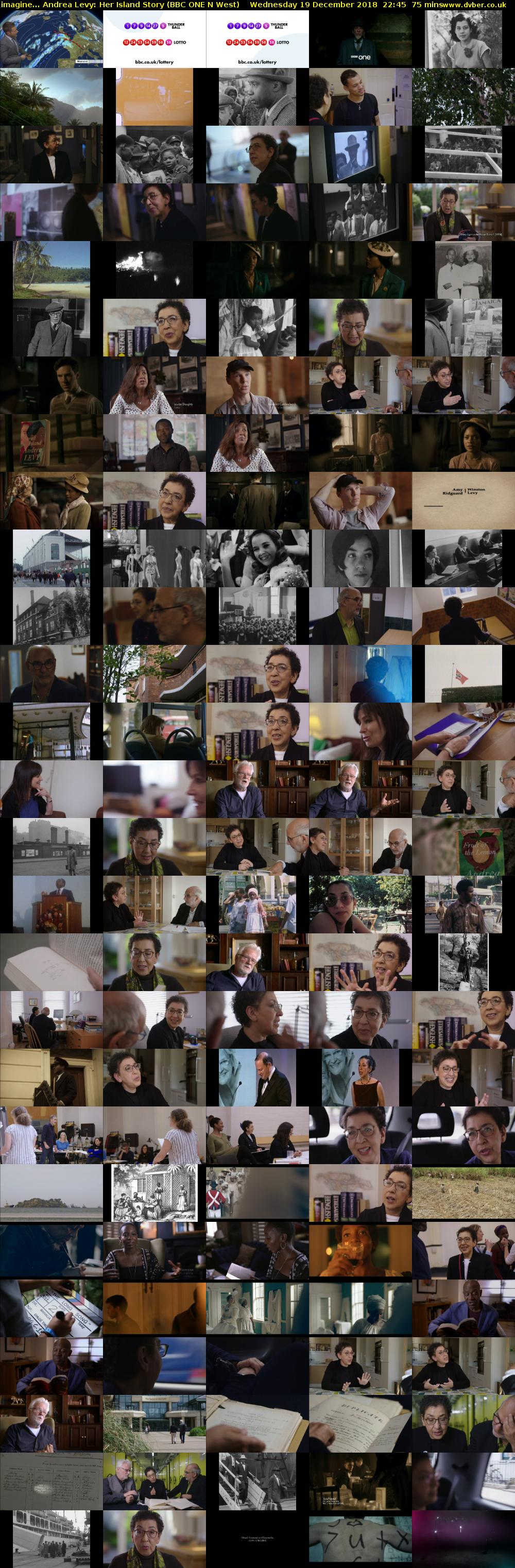 imagine... Andrea Levy: Her Island Story (BBC ONE N West) Wednesday 19 December 2018 22:45 - 00:00