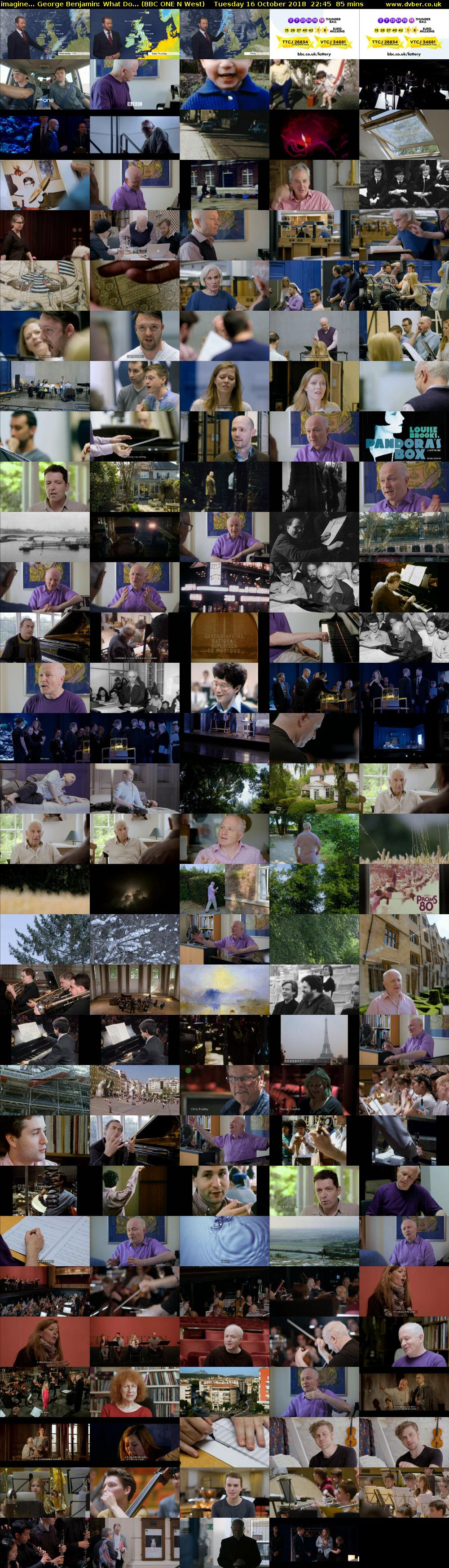 imagine... George Benjamin: What Do... (BBC ONE N West) Tuesday 16 October 2018 22:45 - 00:10