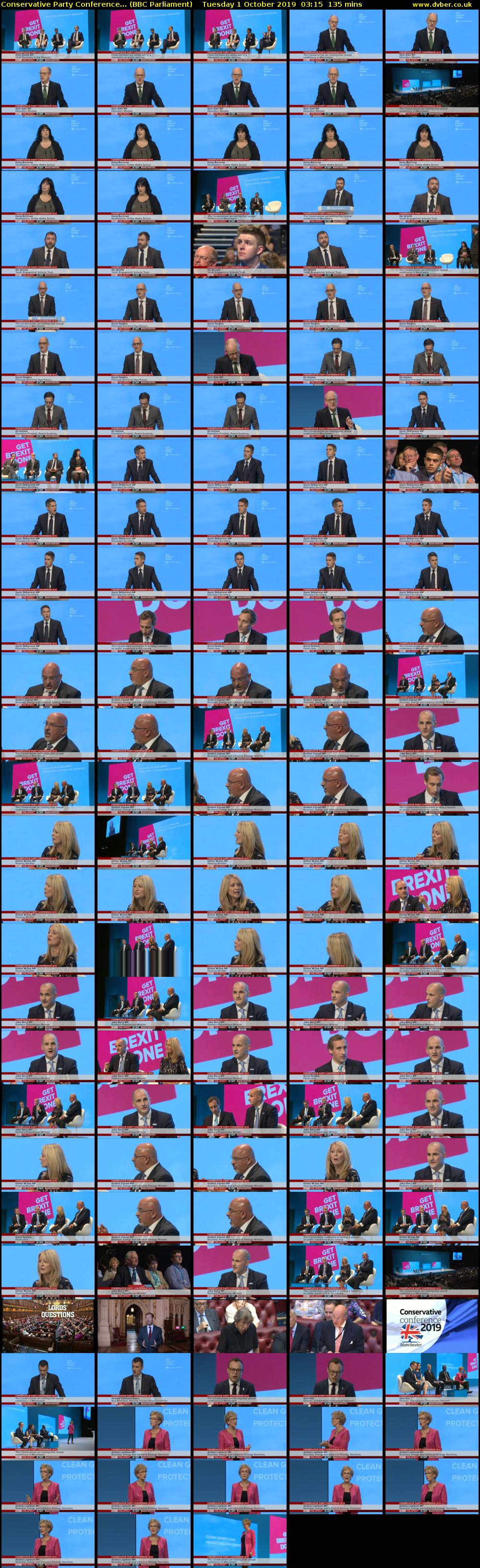 Conservative Party Conference... (BBC Parliament) Tuesday 1 October 2019 03:15 - 05:30