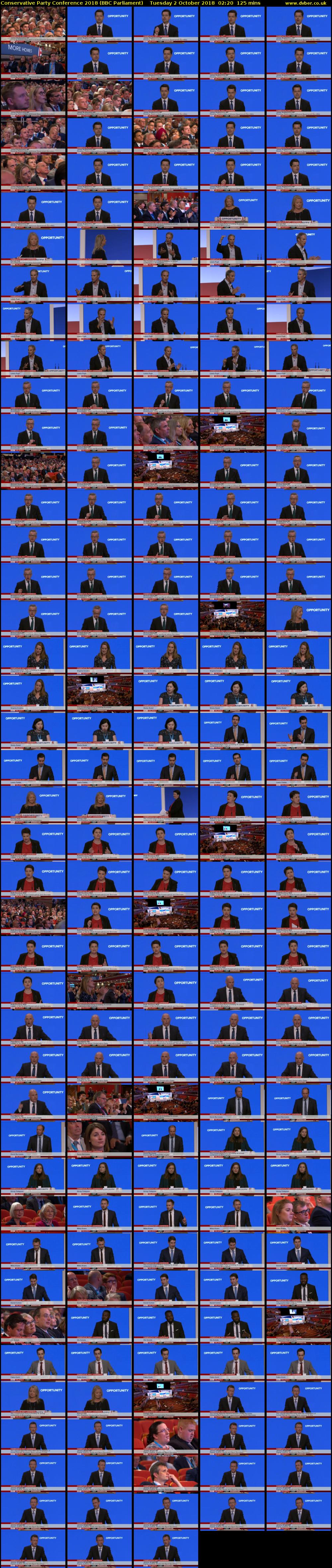 Conservative Party Conference 2018 (BBC Parliament) Tuesday 2 October 2018 02:20 - 04:25