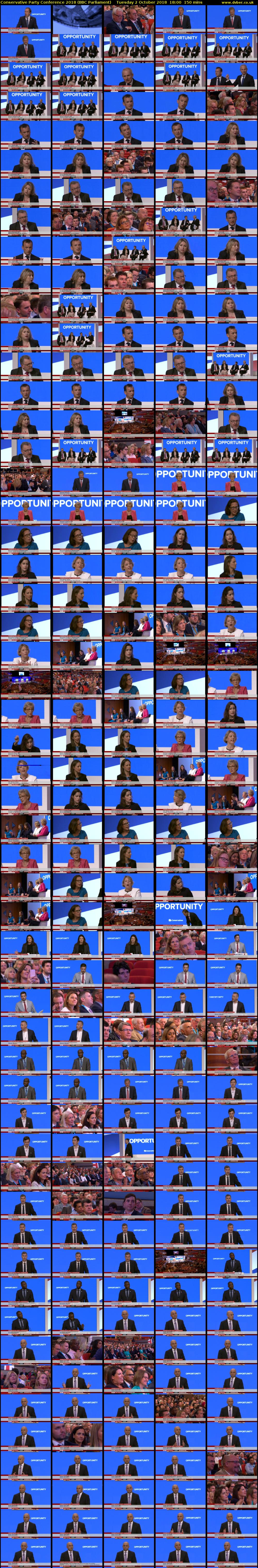 Conservative Party Conference 2018 (BBC Parliament) Tuesday 2 October 2018 18:00 - 20:30