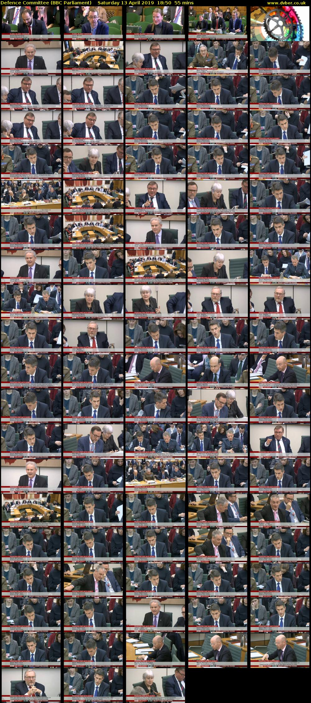 Defence Committee (BBC Parliament) Saturday 13 April 2019 18:50 - 19:45