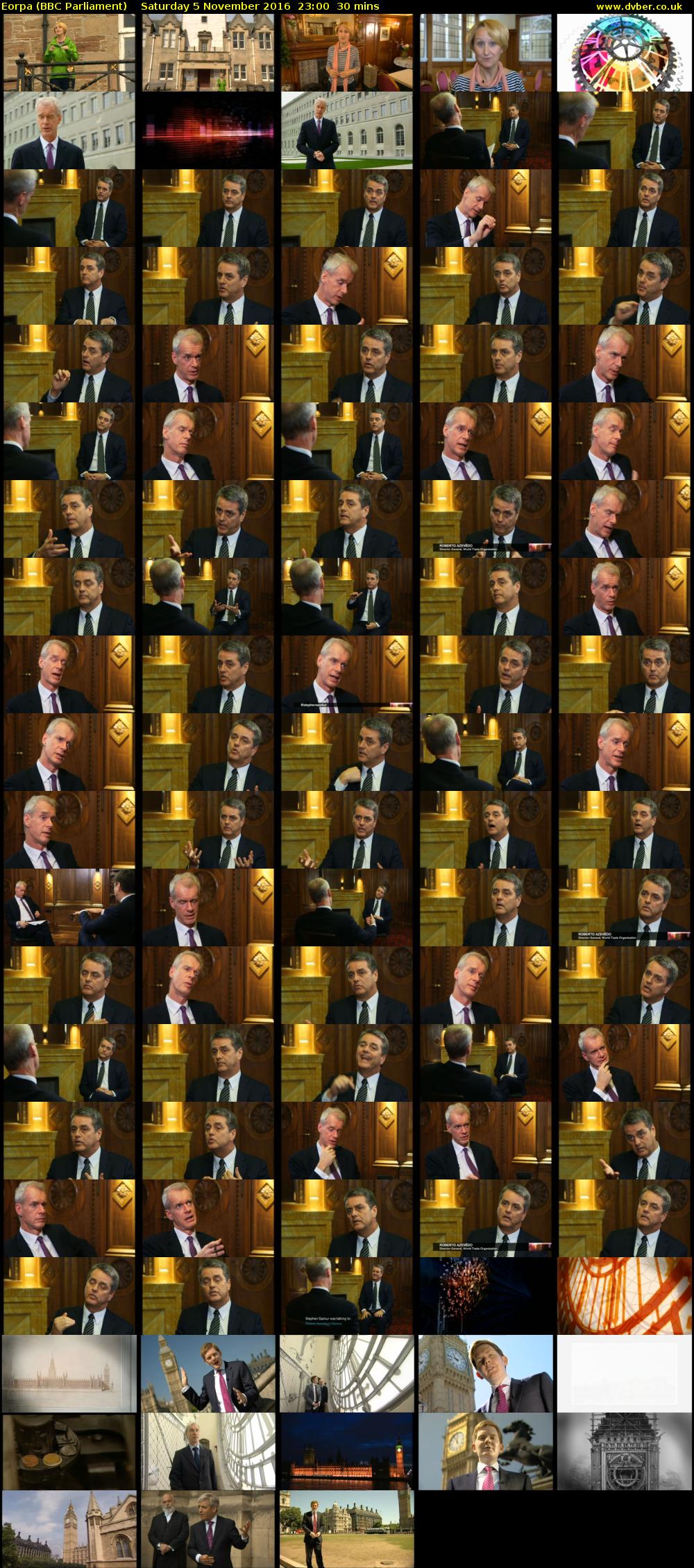 Eorpa (BBC Parliament) Saturday 5 November 2016 23:00 - 23:30