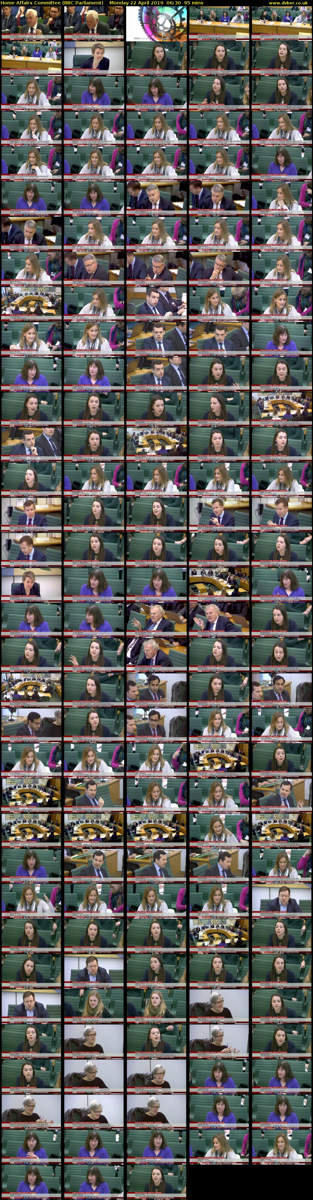 Home Affairs Committee (BBC Parliament) Monday 22 April 2019 06:30 - 08:05