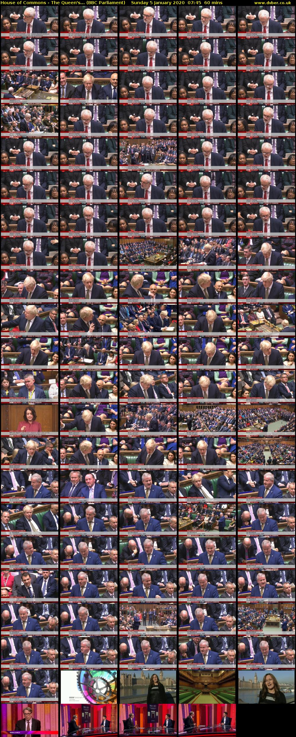 House of Commons - The Queen's... (BBC Parliament) Sunday 5 January 2020 07:45 - 08:45