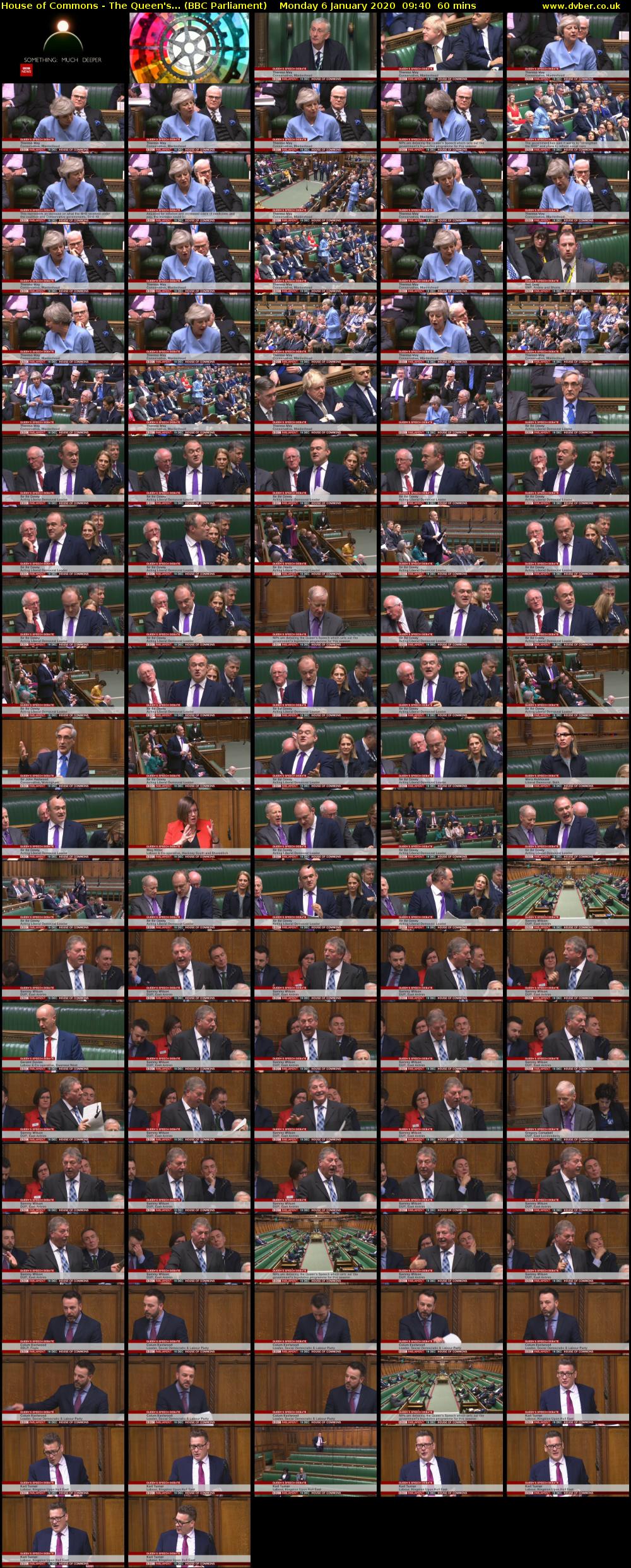 House of Commons - The Queen's... (BBC Parliament) Monday 6 January 2020 09:40 - 10:40