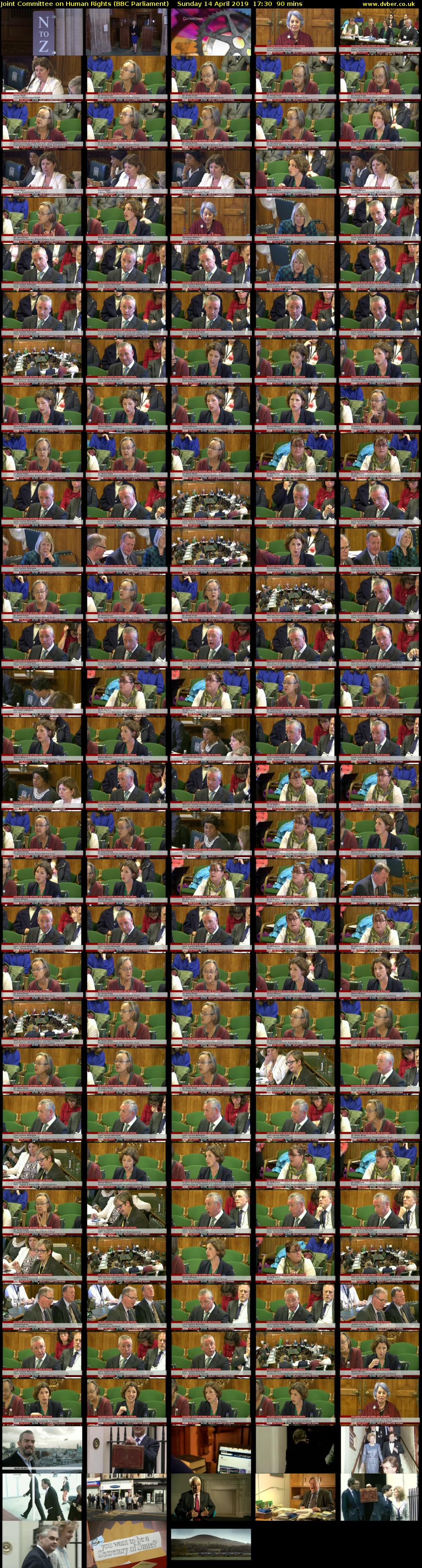 Joint Committee on Human Rights (BBC Parliament) Sunday 14 April 2019 17:30 - 19:00