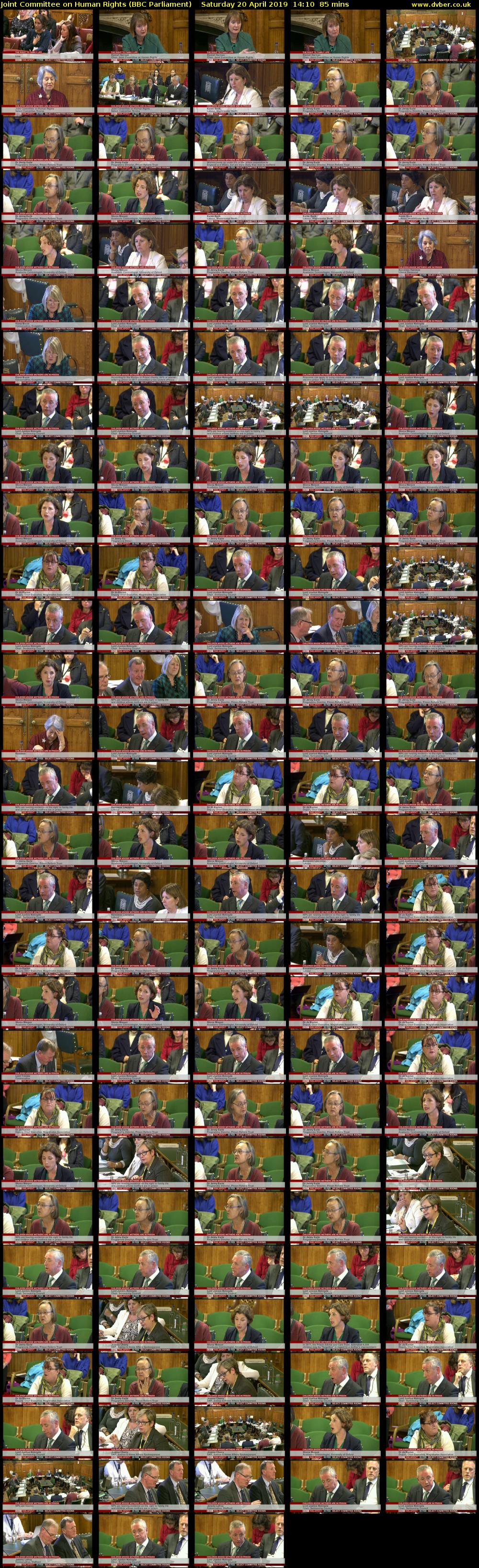 Joint Committee on Human Rights (BBC Parliament) Saturday 20 April 2019 14:10 - 15:35