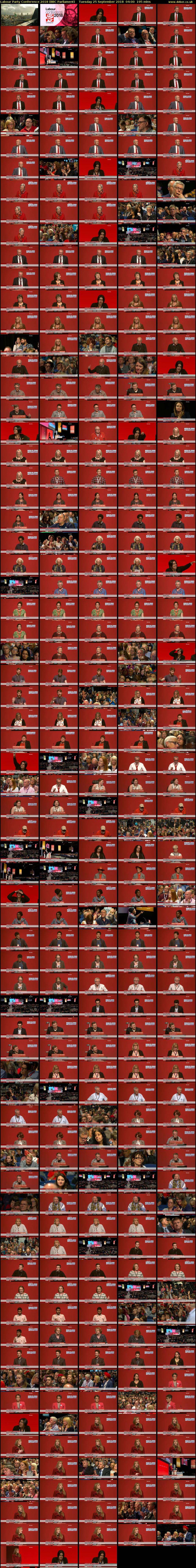 Labour Party Conference 2018 (BBC Parliament) Tuesday 25 September 2018 04:00 - 07:15