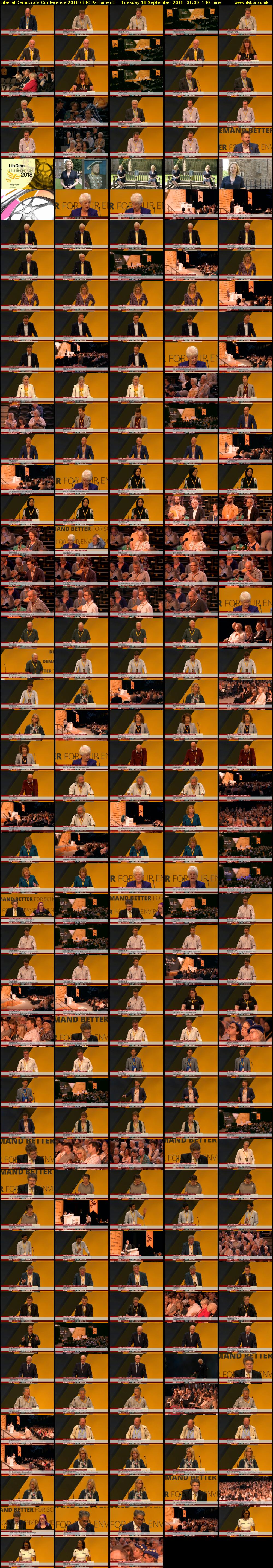 Liberal Democrats Conference 2018 (BBC Parliament) Tuesday 18 September 2018 01:00 - 03:20