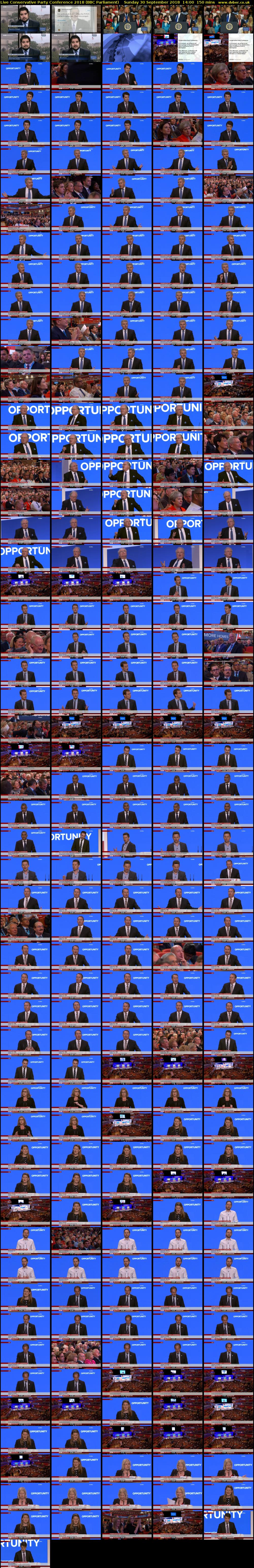 Live Conservative Party Conference 2018 (BBC Parliament) Sunday 30 September 2018 14:00 - 16:30