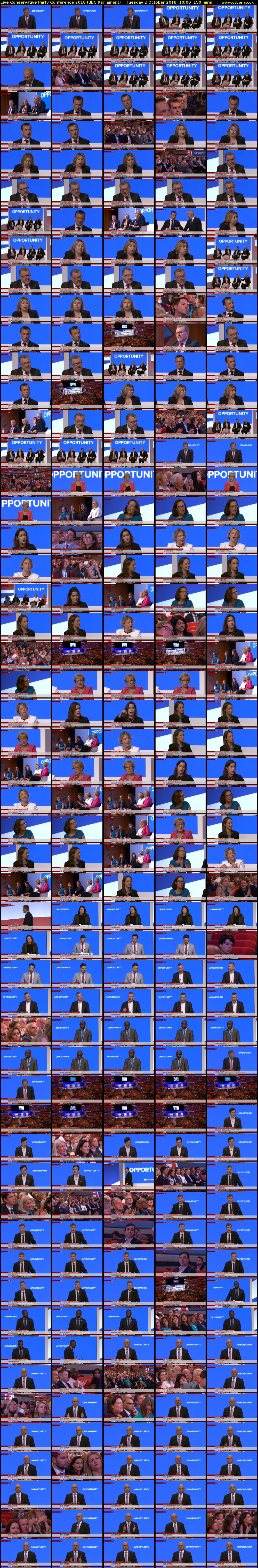 Live Conservative Party Conference 2018 (BBC Parliament) Tuesday 2 October 2018 10:00 - 12:30