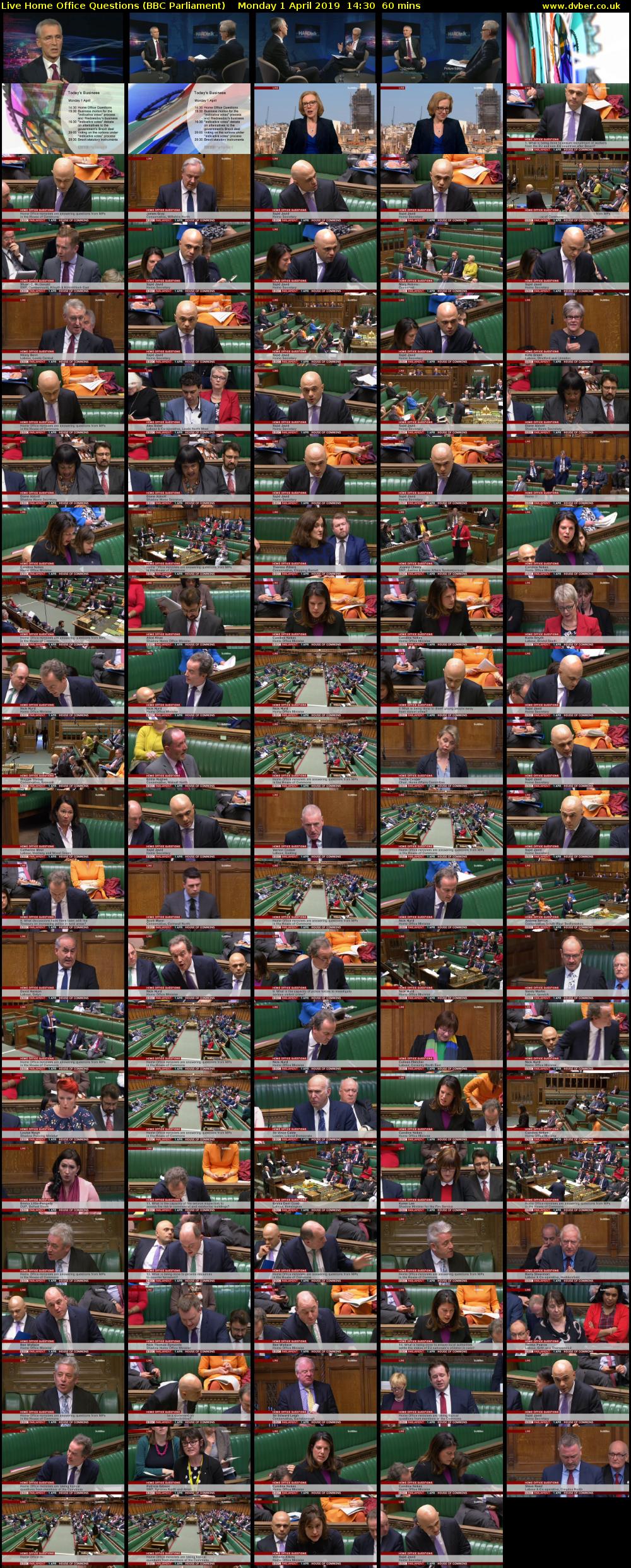Live Home Office Questions (BBC Parliament) Monday 1 April 2019 14:30 - 15:30