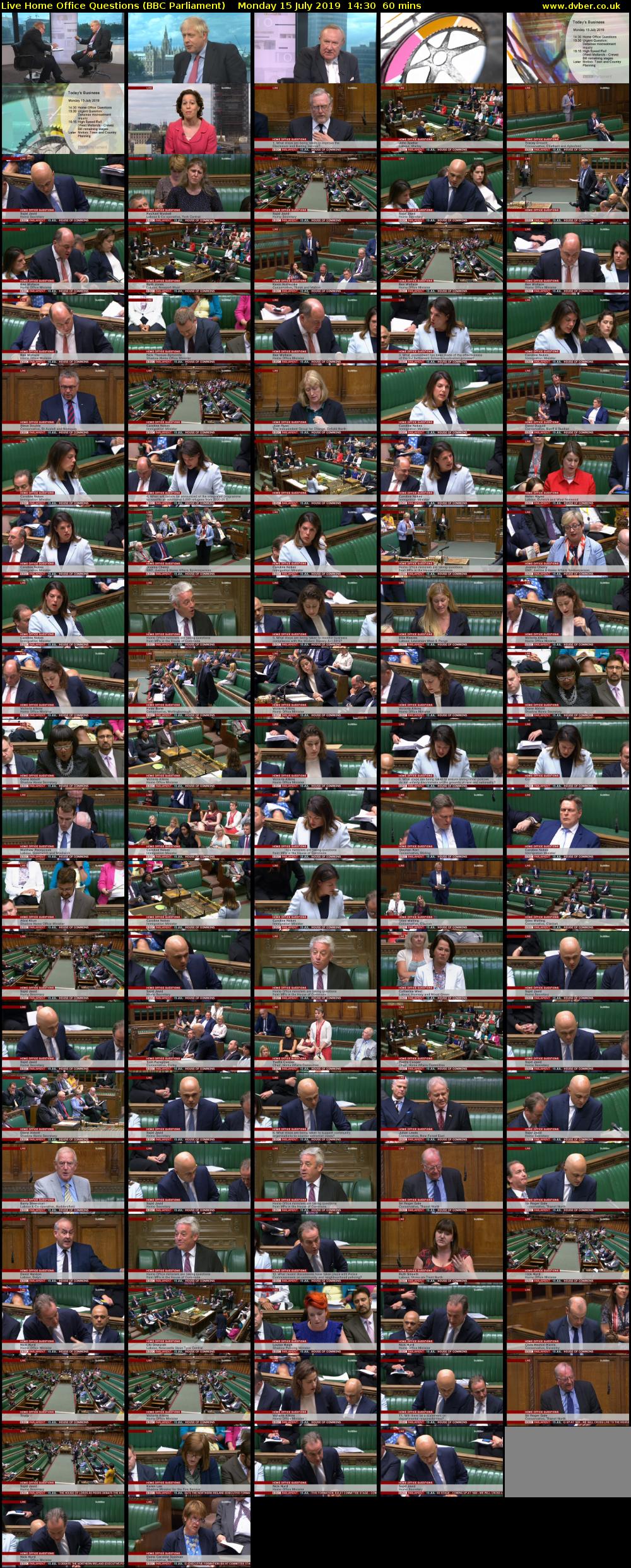 Live Home Office Questions (BBC Parliament) Monday 15 July 2019 14:30 - 15:30