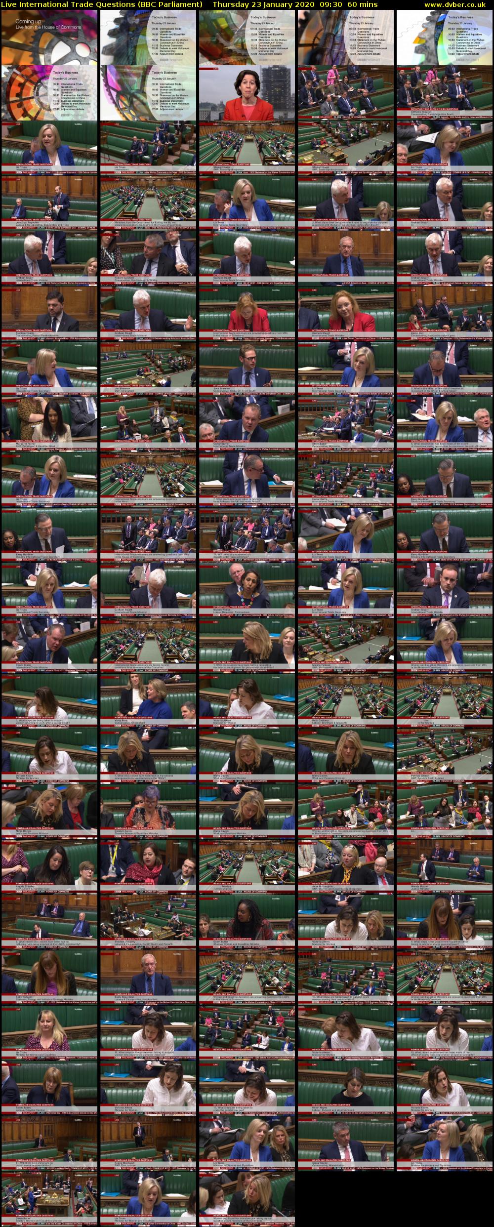 Live International Trade Questions (BBC Parliament) Thursday 23 January 2020 09:30 - 10:30