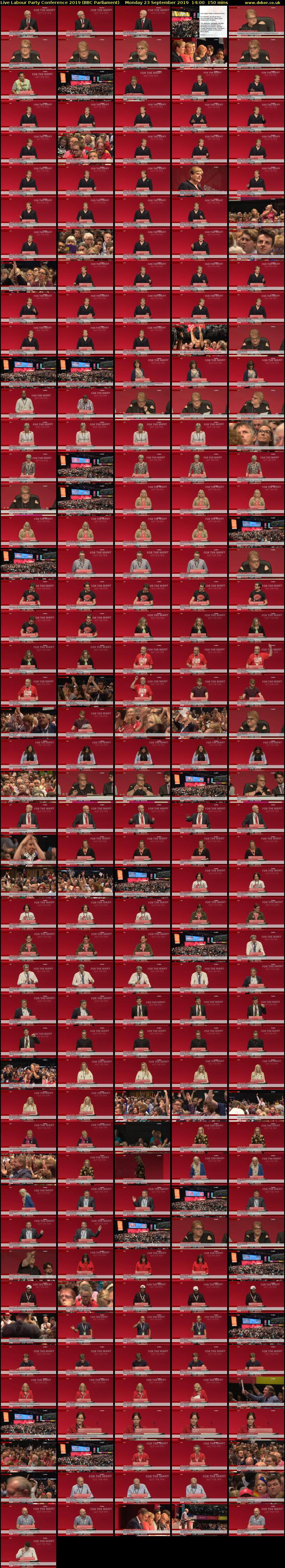 Live Labour Party Conference 2019 (BBC Parliament) Monday 23 September 2019 14:00 - 16:30