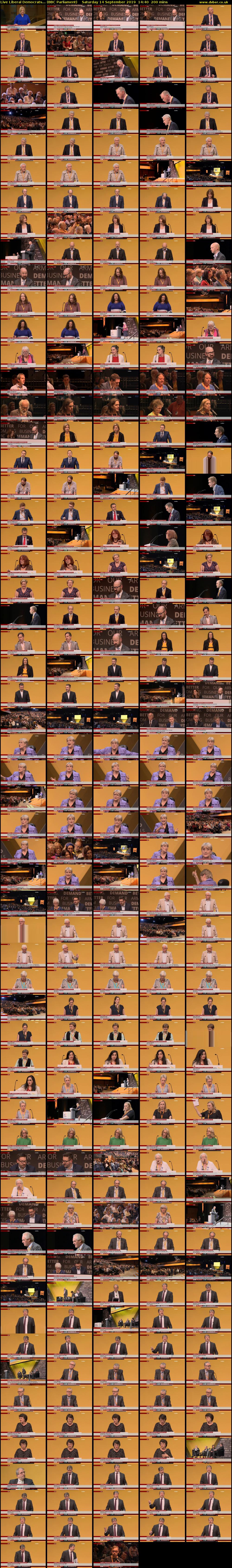 Live Liberal Democrats... (BBC Parliament) Saturday 14 September 2019 14:40 - 18:00