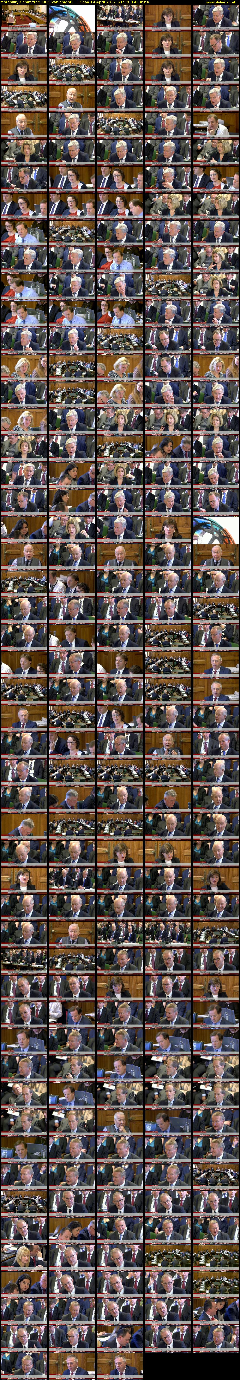 Motability Committee (BBC Parliament) Friday 19 April 2019 21:30 - 23:55