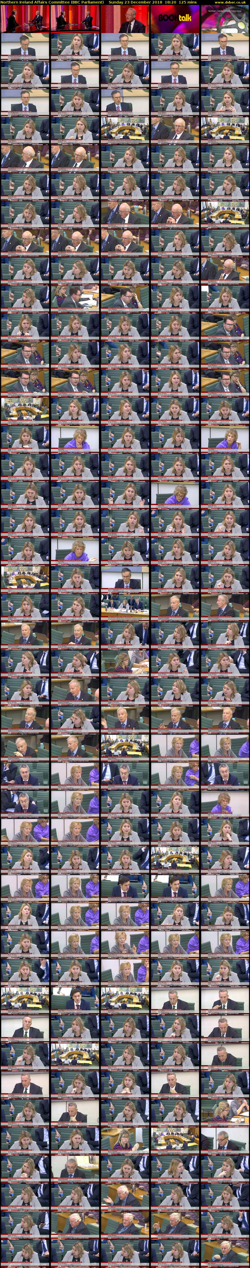 Northern Ireland Affairs Committee (BBC Parliament) Sunday 23 December 2018 18:20 - 20:25