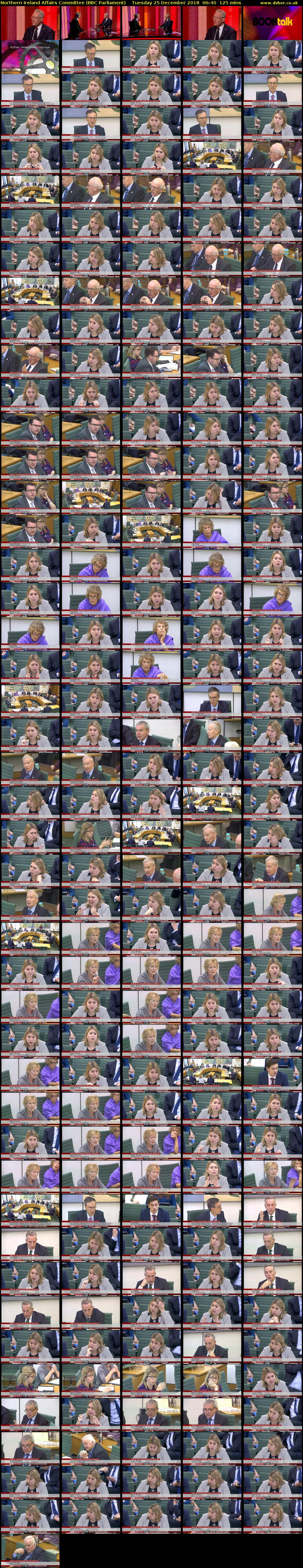 Northern Ireland Affairs Committee (BBC Parliament) Tuesday 25 December 2018 06:40 - 08:45