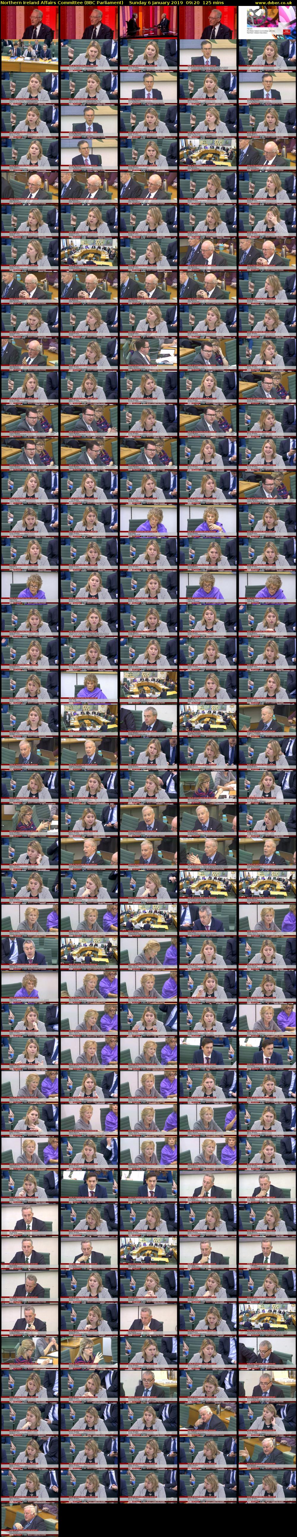 Northern Ireland Affairs Committee (BBC Parliament) Sunday 6 January 2019 09:20 - 11:25