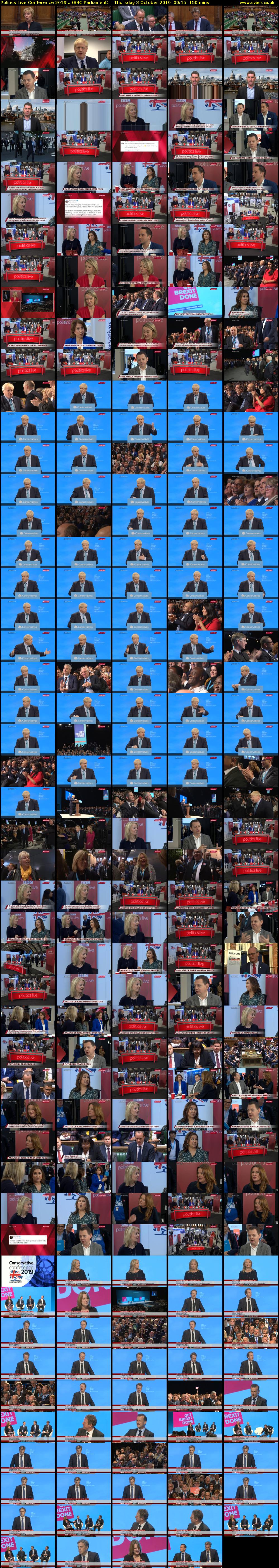 Politics Live Conference 2019... (BBC Parliament) Thursday 3 October 2019 00:15 - 02:45