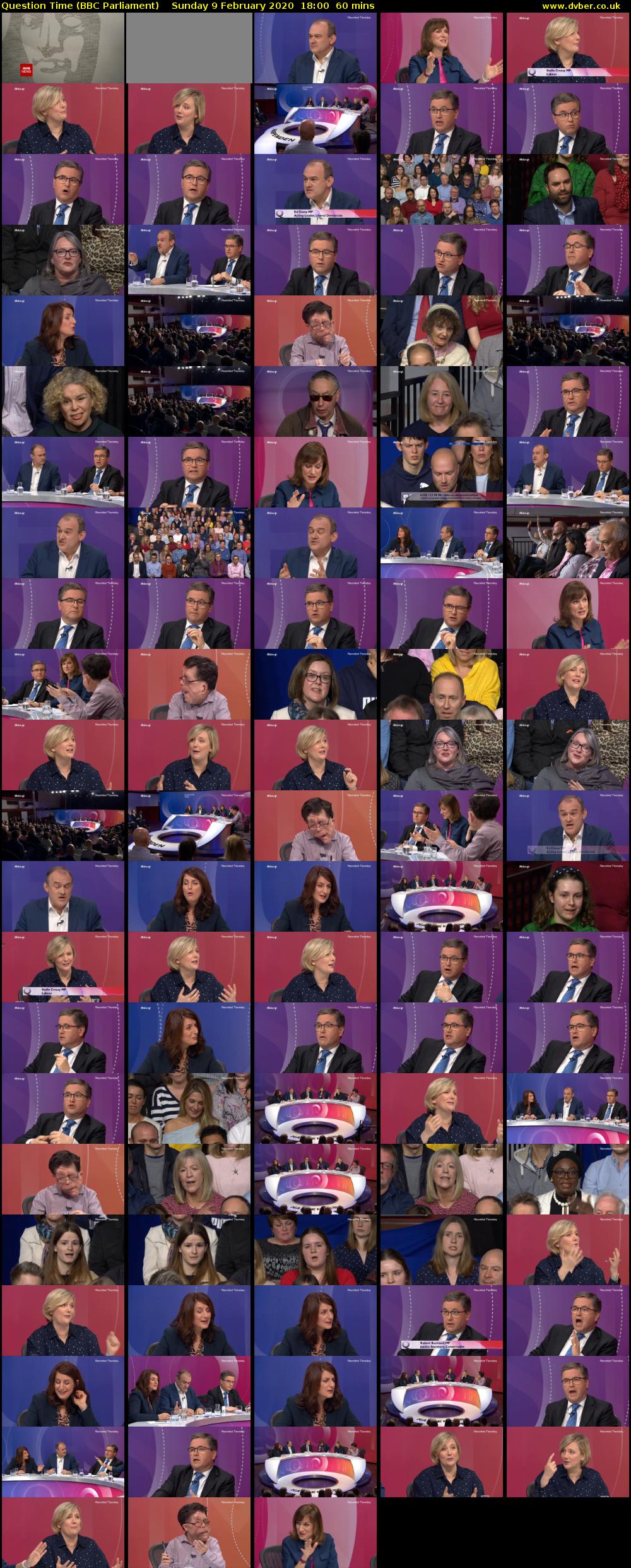 Question Time (BBC Parliament) Sunday 9 February 2020 18:00 - 19:00