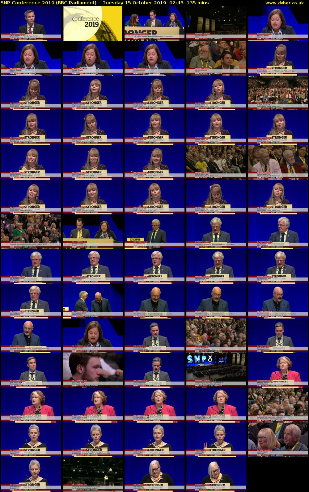 SNP Conference 2019 (BBC Parliament) Tuesday 15 October 2019 02:45 - 05:00