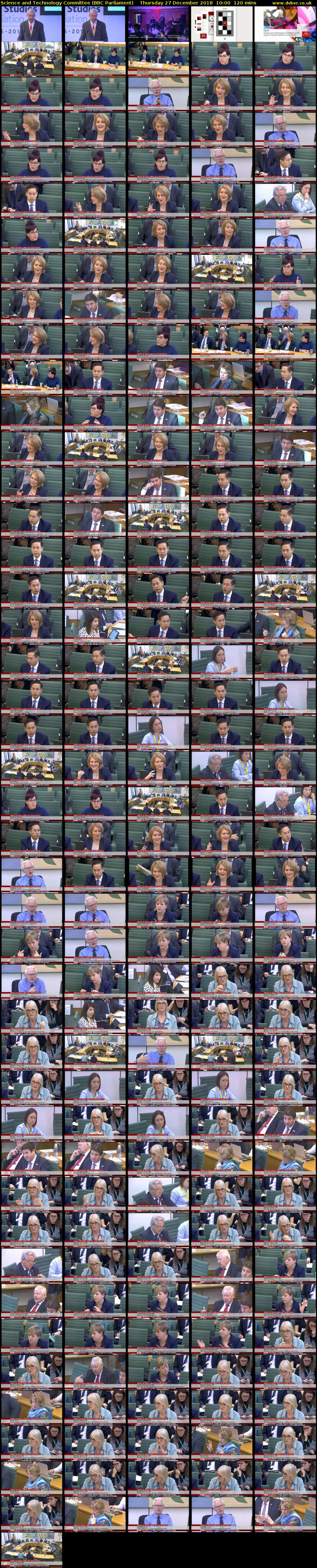 Science and Technology Committee (BBC Parliament) Thursday 27 December 2018 10:00 - 12:00
