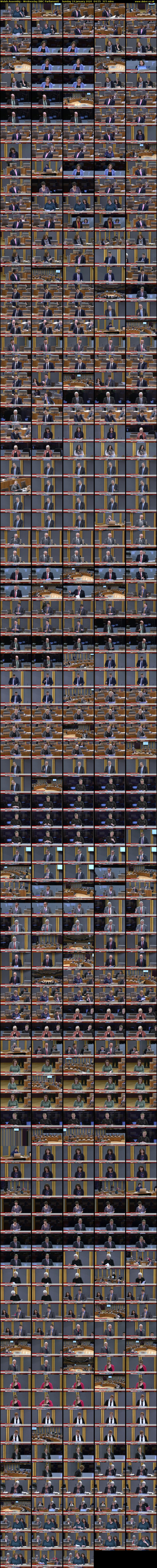 Welsh Assembly - Wednesday (BBC Parliament) Sunday 19 January 2020 04:55 - 10:10