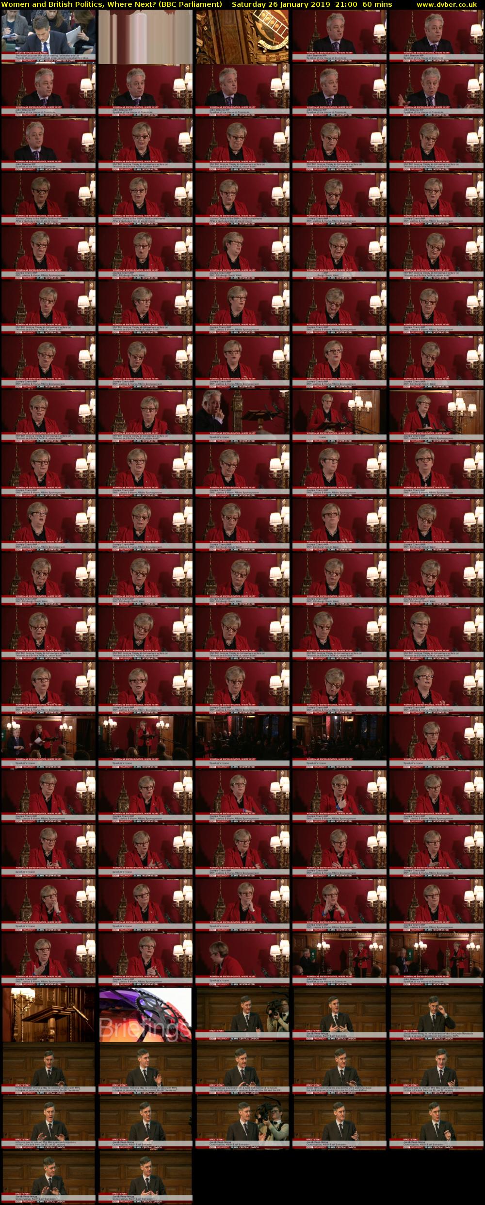 Women and British Politics, Where Next? (BBC Parliament) Saturday 26 January 2019 21:00 - 22:00