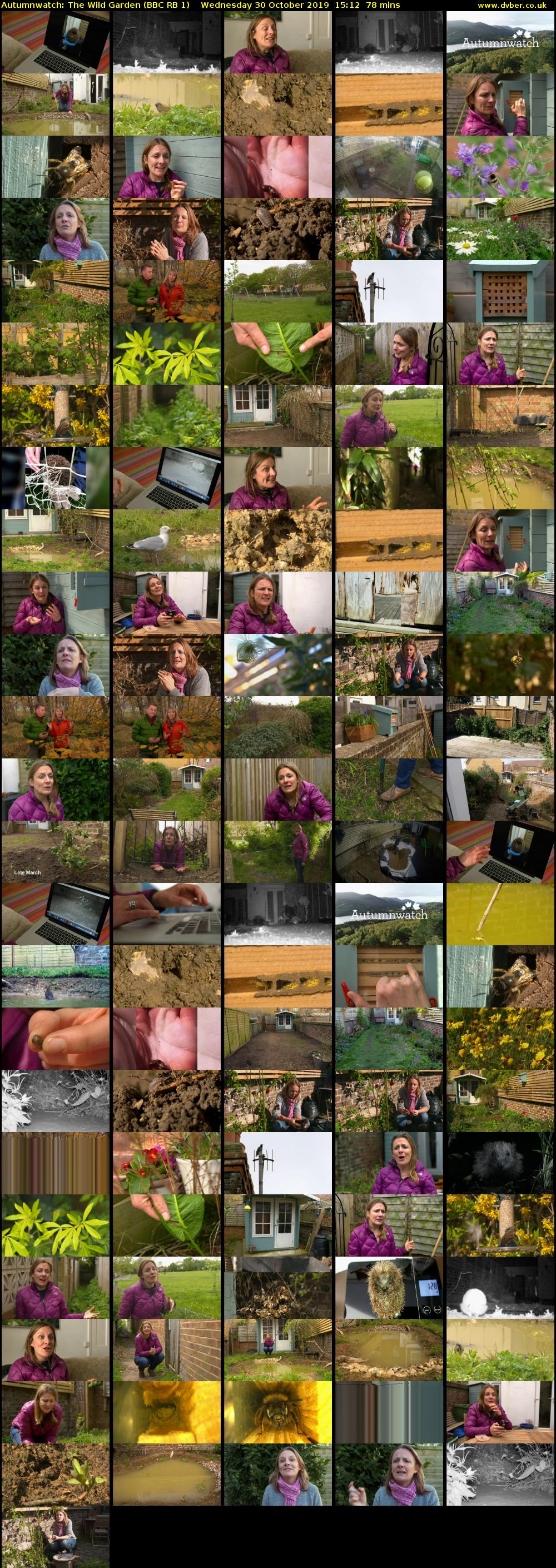 Autumnwatch: The Wild Garden (BBC RB 1) Wednesday 30 October 2019 15:12 - 16:30