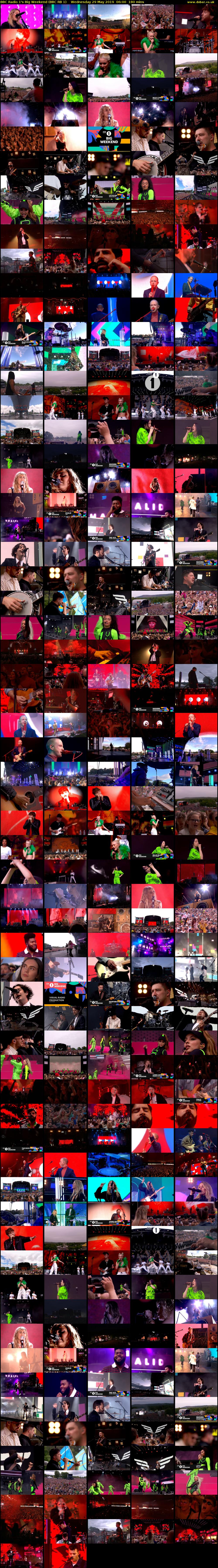 BBC Radio 1's Big Weekend (BBC RB 1) Wednesday 29 May 2019 06:00 - 09:00