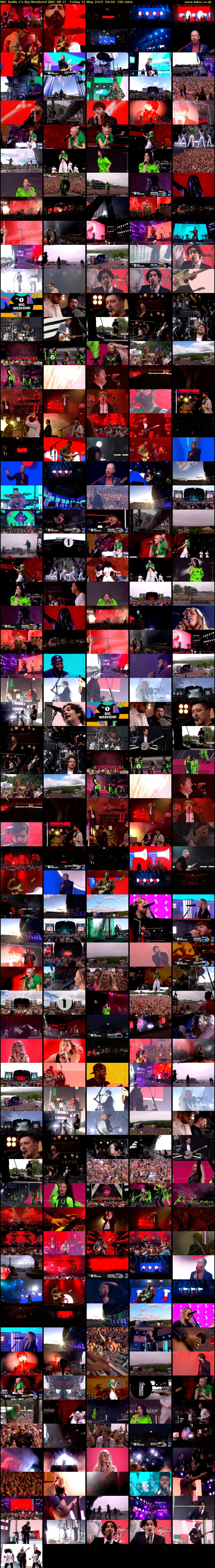 BBC Radio 1's Big Weekend (BBC RB 1) Friday 31 May 2019 09:00 - 12:00