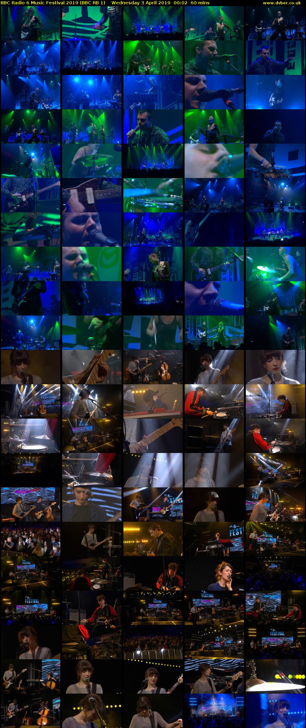 BBC Radio 6 Music Festival 2019 (BBC RB 1) Wednesday 3 April 2019 00:02 - 01:02