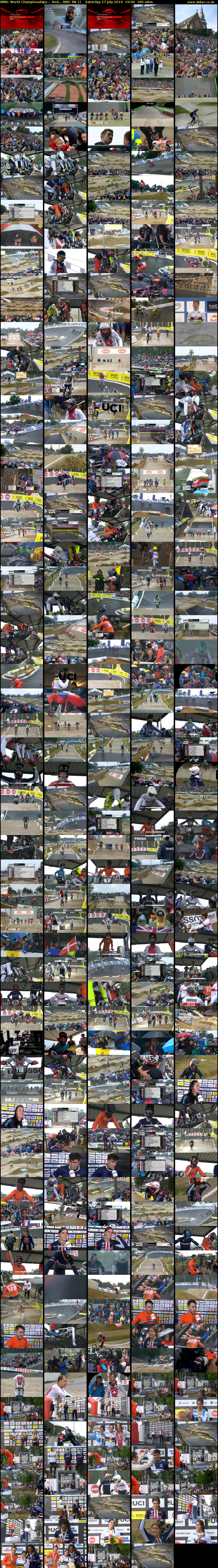 BMX: World Championships -  Red... (BBC RB 1) Saturday 27 July 2019 19:00 - 22:00