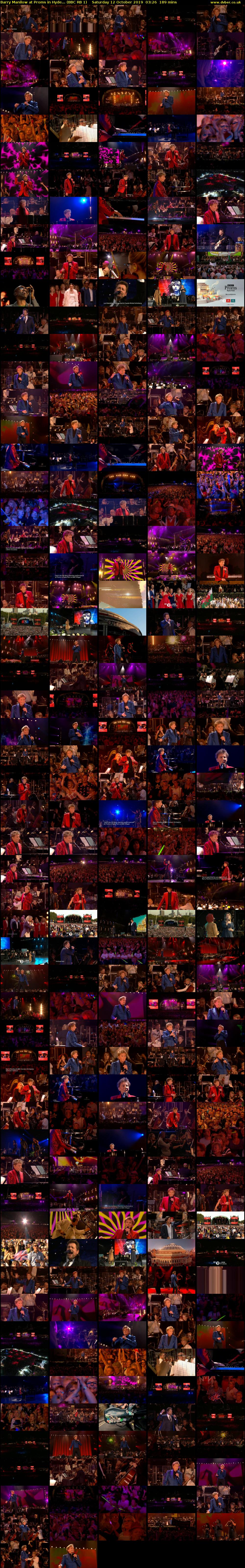 Barry Manilow at Proms in Hyde... (BBC RB 1) Saturday 12 October 2019 03:26 - 06:35
